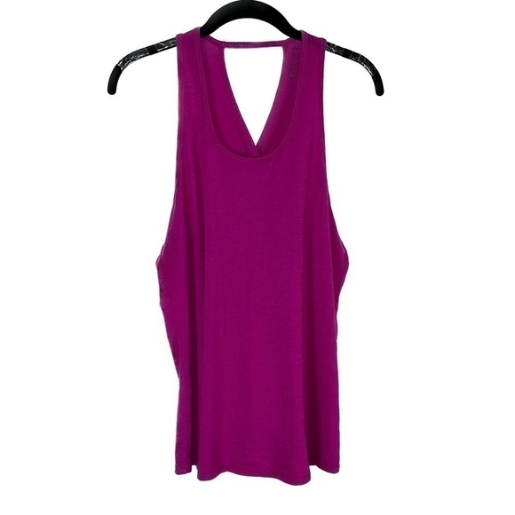 Athleta Tank Top Essence Tie Back Crewneck Pullover Cross Racerback Sleeveless - Picture 2 of 15